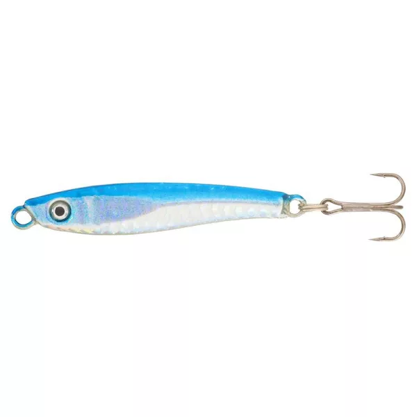 SRT Stříbrná Modrá Záda 14gr Casting Jig