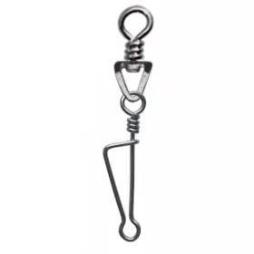   SERT - ITALIAN SWIVEL & SNAP LINK - NICKEL N°00 X8 - Otočná karabina