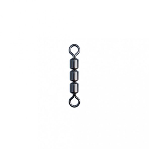 SERT - TRIPLE ROLLING SWIVELS - BLACK N°12 X4 - Otočný obratlík