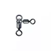 SERT - COMBI ROLLING SWIVELS - BLACK N°2/0x1/0 X 3 - Otočný obratlík