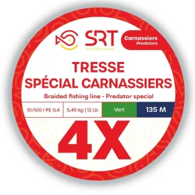 SRT 4x Mechově zelený 0,20mm 270m Pletený hlavní vlasec
