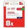 SRT 8x Mechově zelená 0,18mm 270m Pletená hlavní šňůra