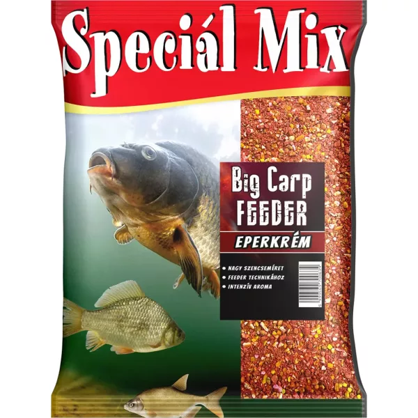 Speciál Mix Big Carp Feeder Jahodový krém Krmítková směs 1,5kg