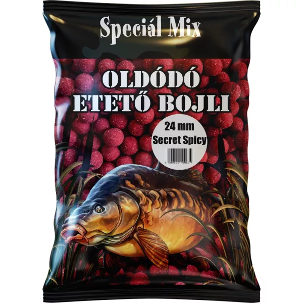 Speciál Mix 24mm Secret Spicy rozpustné krmné boilies 1kg