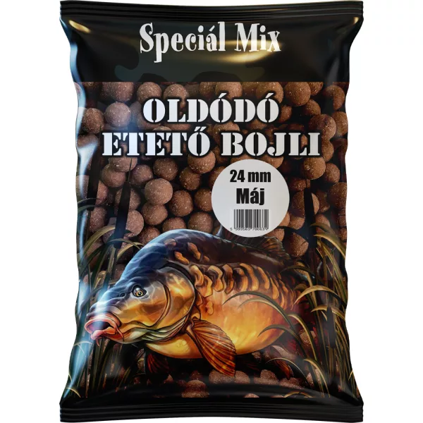 Speciál Mix 24mm Játrové rozpustné krmné boilies 1kg