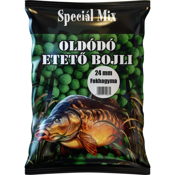 Speciál Mix 24mm Česnekové rozpustné krmné boilies 1kg