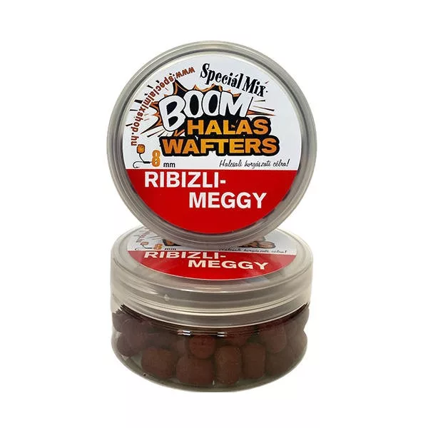 Speciál Mix 8mm Rybíz-Třešeň Boom Rozpustné, Rybí Wafters Dumbell 20gr