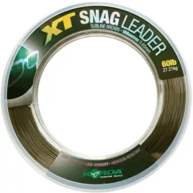   Korda XT Snag Leader 0,60mm 60lb Nylon 100m - boilie šokový návazec