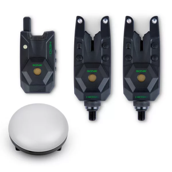 Sonik Herox Bite Alarm Set 2+1+Bl dílný Elektronický signalizátor záběru set