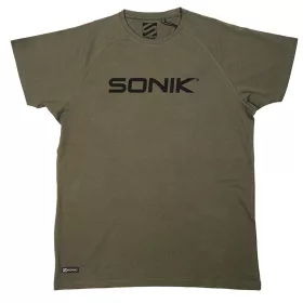 Sonik Raglan Zelené Tričko M