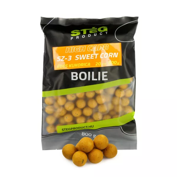 Stég Carb Bojle Řada SZ-3 Sladká kukuřice 20mm 800g