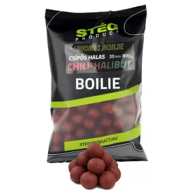 Stég Bionic 20mm Pikantní rybí krmné boilie 800gr