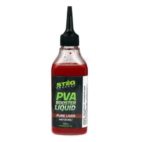   Stég PVA Booster Liquid Přírodní Játra Tekutá Aroma 150ml