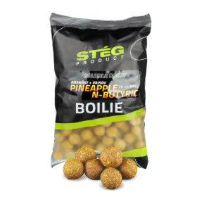  Stég Soluble 24mm Ananas-Máselná kyselina Rozpustné krmné boilie 800gr