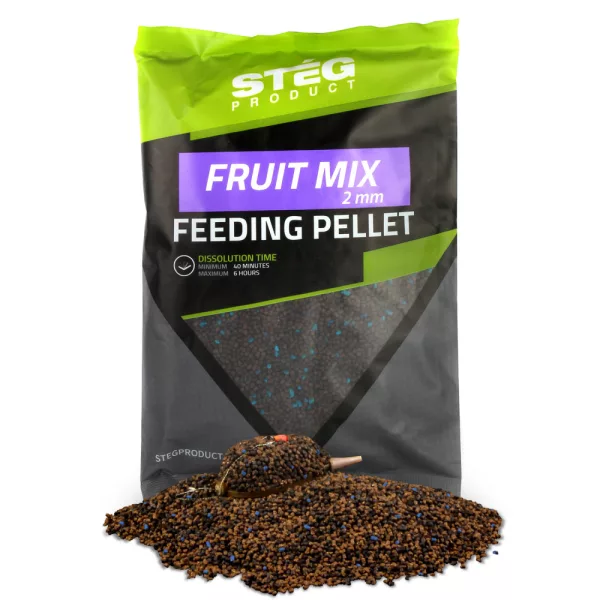 Stég Krmný pelet 2mm Ovocný Mix 800g