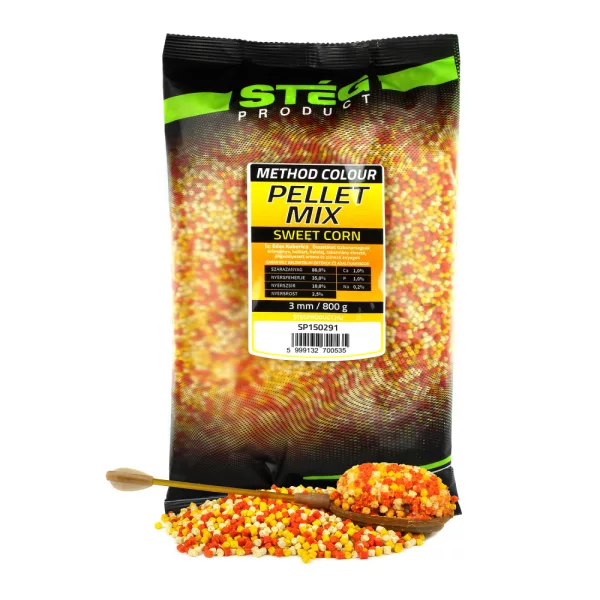 Stég Sladká kukuřice 3mm Pellet Mix 800gr