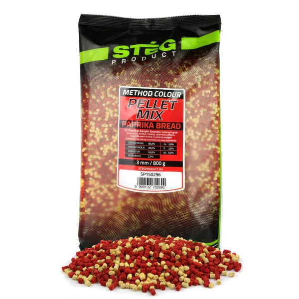Stég Paprika-Chléb 3mm Pelety Mix 800gr