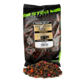   Stég PVA-Spod Mix 3-5-8mm Tygrý ořech peletová směs 800gr