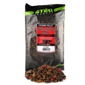   Stég Pva-Spod Mix Sweet Spicy Sladký Kořeněný 3-5-8mm 800gr