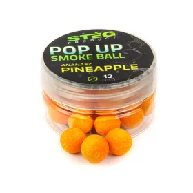 Stég Pop Up Kouřová kulička Ananas 12mm Pop Up 10gr