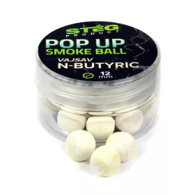 Stég Pop Up Smoke Ball Kyselina máselná 12mm Pop Up 10gr