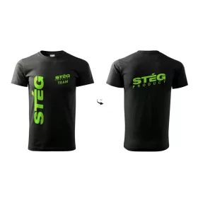 Stég Tričko s kulatým výstřihem 100% bavlna M Tričko