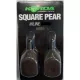 Korda Square Pear Swivel Blister Kaprové Olovo 70gr