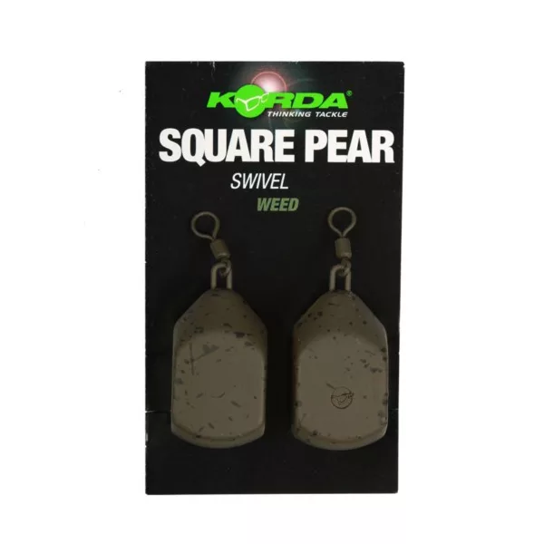 Korda Square Pear Swivel Blistr Kaprové olovo 112gr