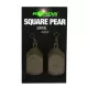 Korda Square Pear Swivel Blistr Kaprové olovo 142gr