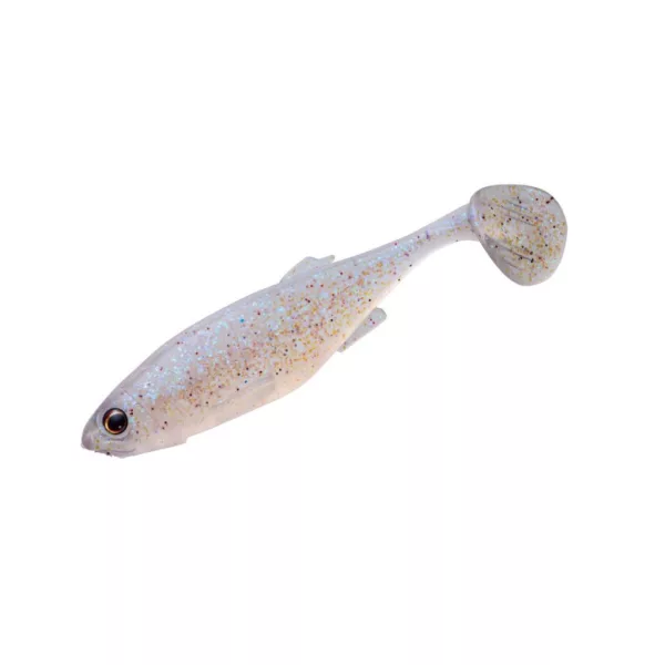 Major Craft Stabi Shad Fat 8,9cm #006 Clear Gumová nástraha 4ks