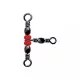 Sunset - TRIPLE SWIVEL W/ BEADS ST-S-1706  8X10  20KG X4 - Otočná karabina
