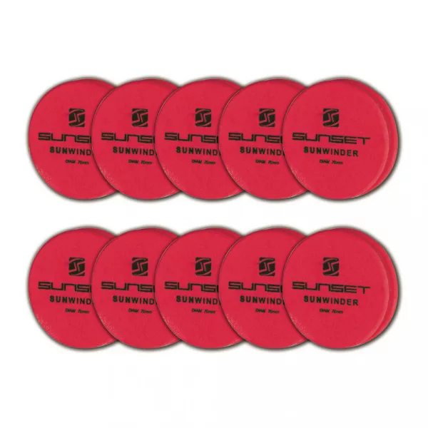 Sunset - SUNWINDER 50MM - RED - 10PCS - EVA držák na návazce