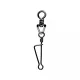 Sunset - TRIANGLE SWIVEL W/ ITALIAN SNAP ST-S-3056 BN N1/0 55KG X6 - Obratlík s karabinou