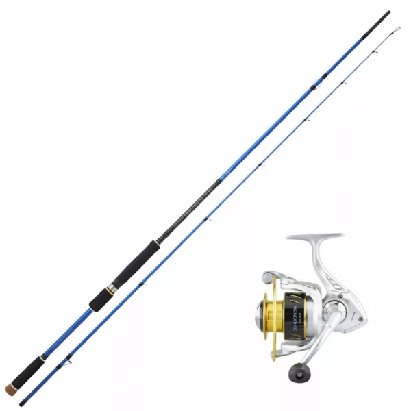 Sunset Sunsquid SW20 240-2 M Prut a Sunlion SW 4503 FD Naviják, Sada pro mořský rybolov