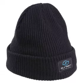 Sunset Beanie Sunkit Hat SW Černá pletená čepice