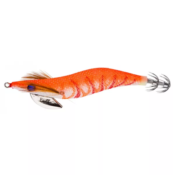 Sunset - SUNSQUID BAD GAMBAS Potápivý 8CM OHNIVĚ ORANŽOVÁ - Nástraha na olihně
