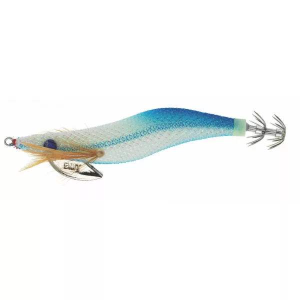Sunset - SUNSQUID BAD GAMBAS Potápivý 8CM SUPER ZÁŘIVÁ MODRÁ - Nástraha na olihně