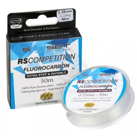   Sunset - FLUOROKARBON EXTRA TUHÝ RS COMPETITION 0,18mm 50M - Fluorokarbon