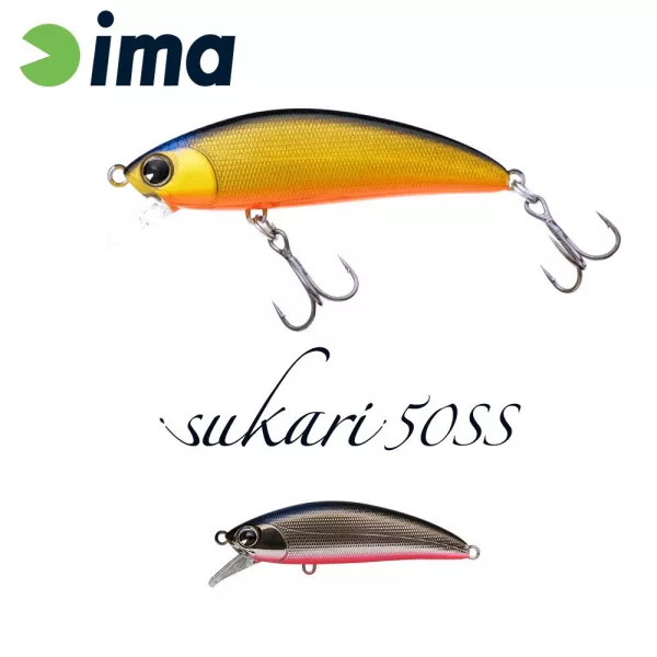 Ima Sukari 50SS 5cm 5gr 106 Silver Back Wobbler