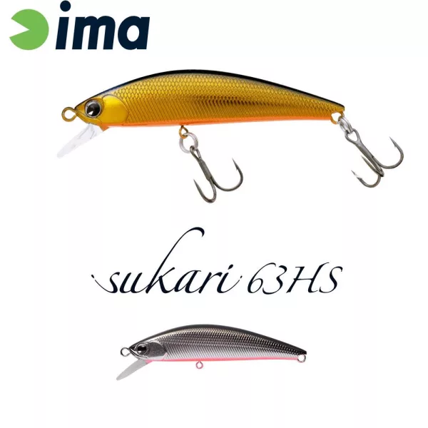 Ima Sukari 63HS 6,3cm 8gr 006 Silver Back Wobler