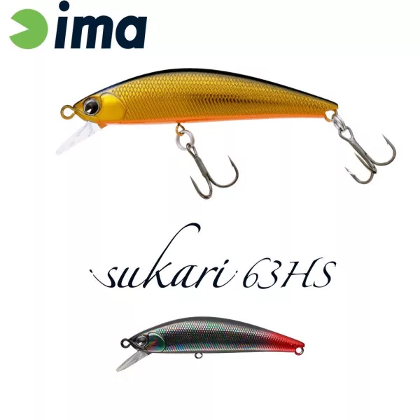 Ima Sukari 63HS 6,3cm 8gr 014 Titanium Black 2 Wobler