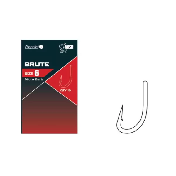 Nash Pinpoint Brute Size 2 Micro Barbed Háček