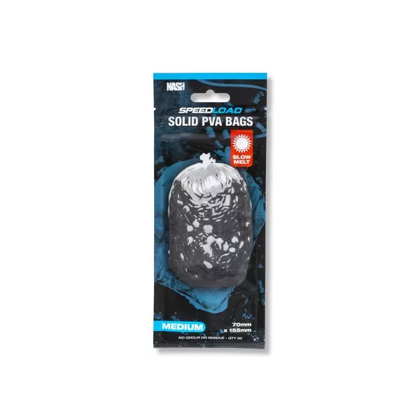 Nash Speedload Solid PVA Bags M Pomalu rozpustné PVA Sáček 20ks