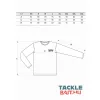 TackleBait Logoované Tričko s dlouhým rukávem Bílé 3XL