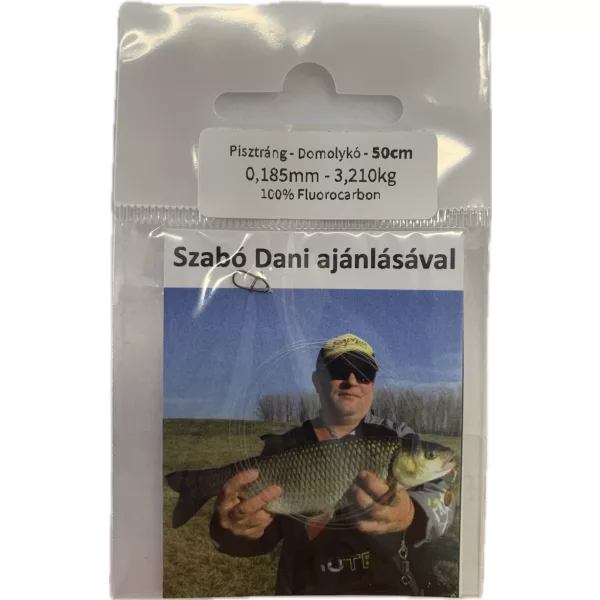 Dani Fluorocarbon Návazec Pstruh-Jelec 0,185mm, 3,210kg 50cm