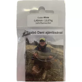 Dani Fluorocarbon Návazec Štika 0,45mm 13,670kg 40cm