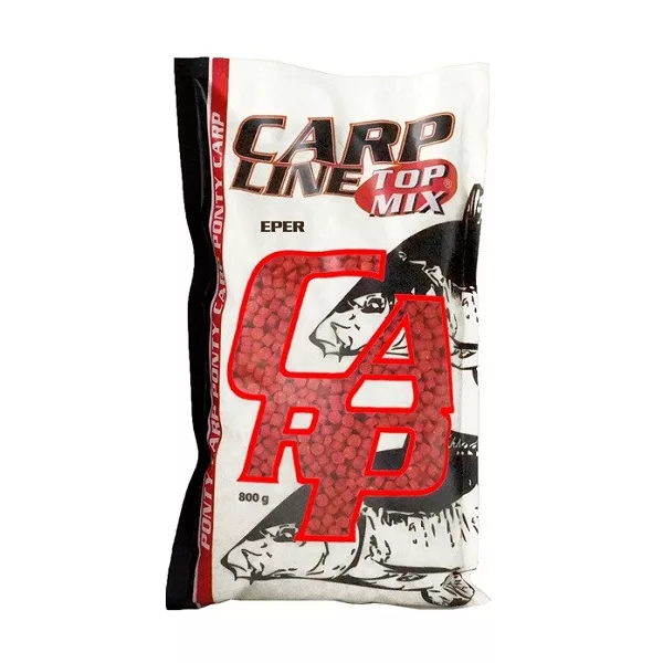 Top Mix Carp Line Jahoda Krmná peleta 800gr