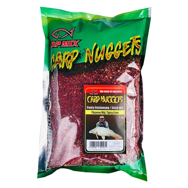 Top Mix Carp Nuggets Kořeněná játra Krmivo 1kg