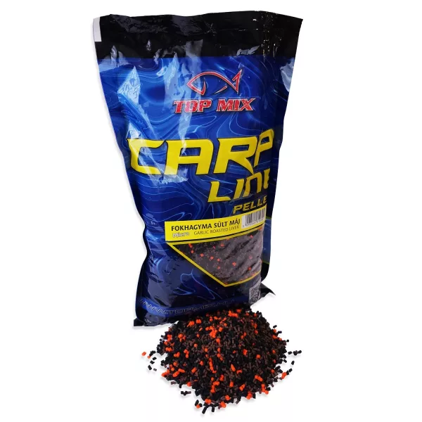 Top Mix Carp Line Micro Česnek-Pečená Játra Krmný Pelet 800gr