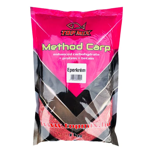 TOP MIX Method Carp Jahodový krém Krmná směs 1000g